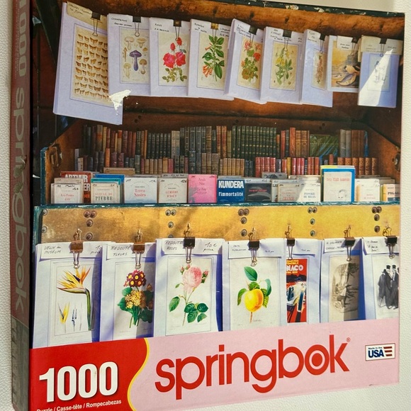 Springbok “Parisian Library” 1000-Piece Puzzle – Vintage Bookshelf Art Prints - Picture 13 of 13